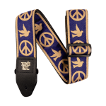 Ernie Ball - Tahali Jacquard Navy Blue And Beige Peace Love para Guitarra Mod.4699