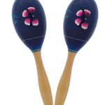 El Cometa - Maracas Madrono Ovaladas Floreadas Mod.23F