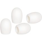 Ahead - 4 Puntas de Nylon para Baquetas MT, Color: Blancas Mod.5AT